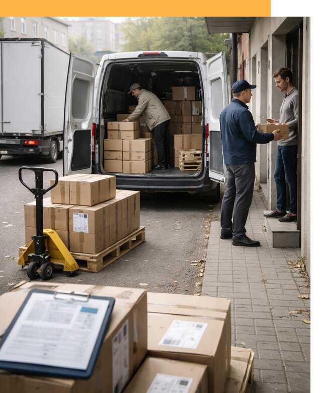 Доставка грузов от двери до двери с таможней от 45801 руб.