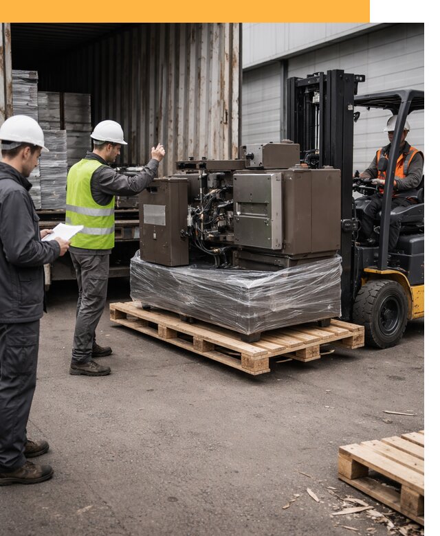 Доставка промышленного оборудования из Европы от 45801