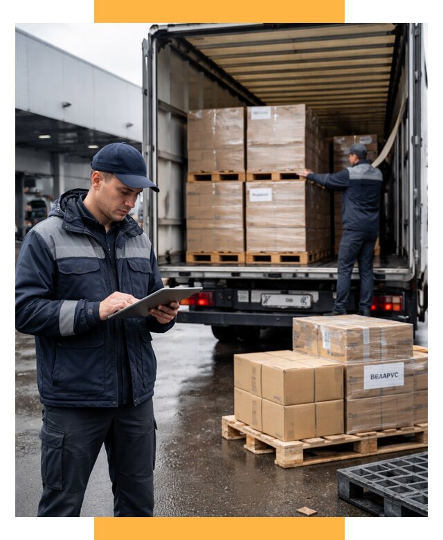 Доставка грузов из Беларуси от 15267 р. логистика СетСервис-Люд