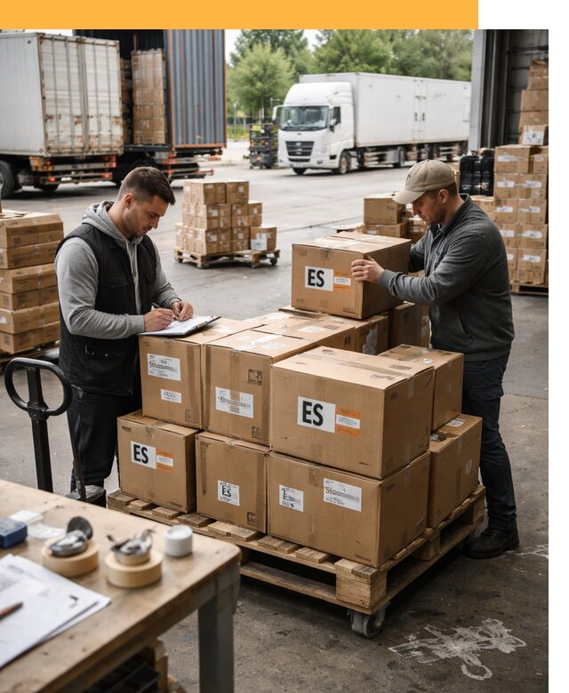 Доставка грузов в Испанию автотранспортом от 35623 руб