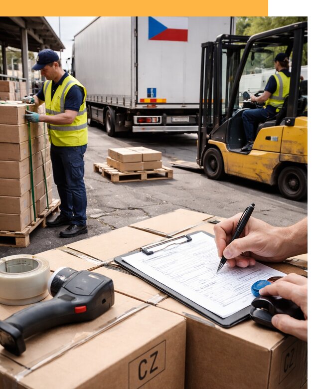 Доставка грузов в Чехию от 35623 руб, международные перевозки