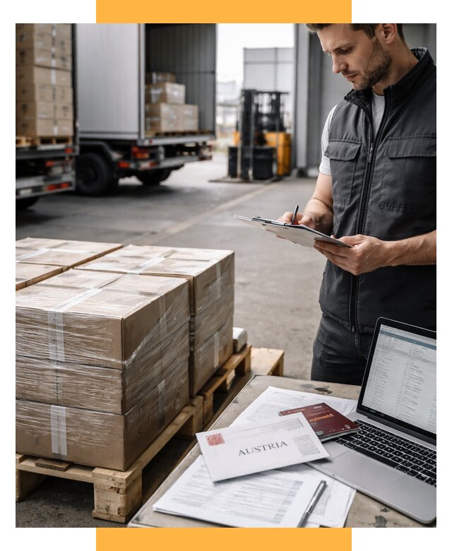 Доставка в Австрию от 66157 р. Логистика и экспорт СетСервис-Люд