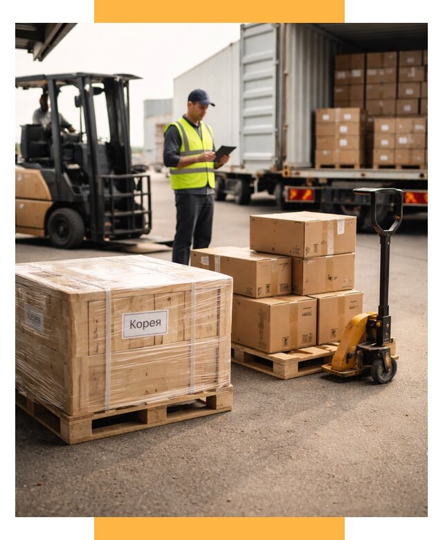 Доставка грузов в Корею из России от 35623 р. | СетСервис-Люд