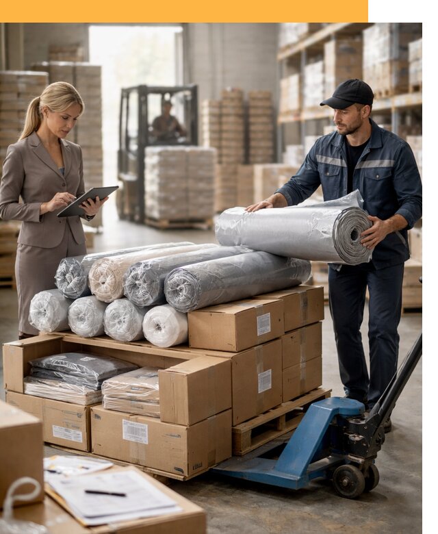 Перевозка текстиля по миру от 15267 руб. с таможней и страхованием