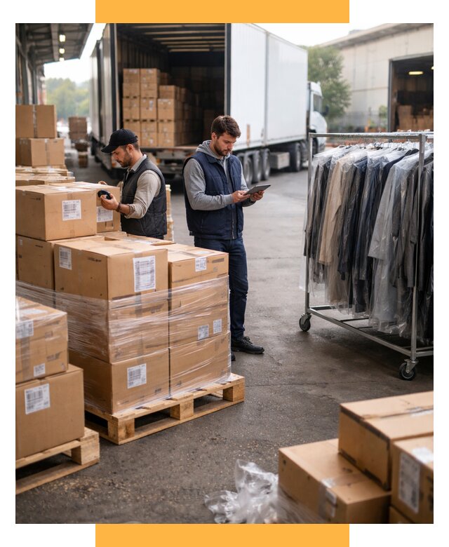 Перевозка и доставка одежды из Китая от 7634 р., СетСервис-Люд