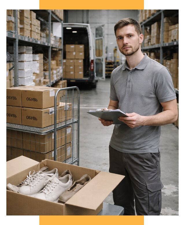 Доставка обуви из Китая и Турции от 4580 р. СетСервис-Люд