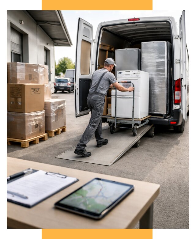 Перевозка бытовой техники от 6616 р. - логистика СетСервис-Люд