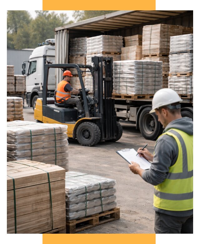 Перевозка строительных материалов от 5598 р. | СетСервис-Люд