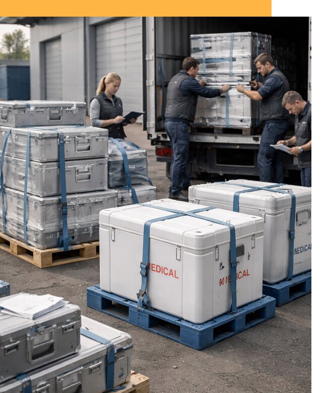 Перевозка медицинского оборудования по всему миру от 15267 руб