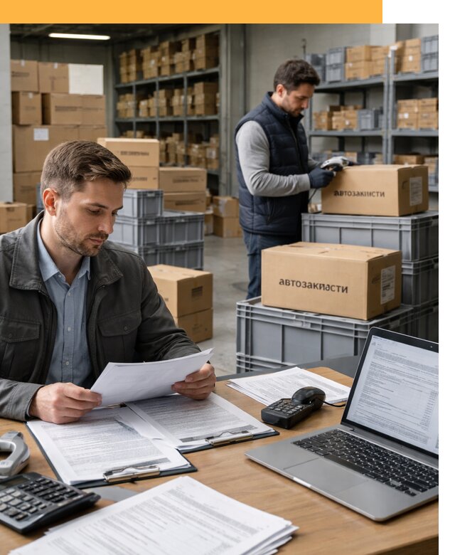 Таможенное оформление автозапчастей по выгодным тарифам от 8651