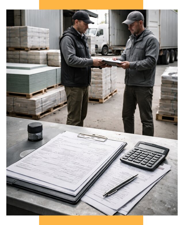 Таможенное оформление стройматериалов от 8651 р. | СетСервис-Люд