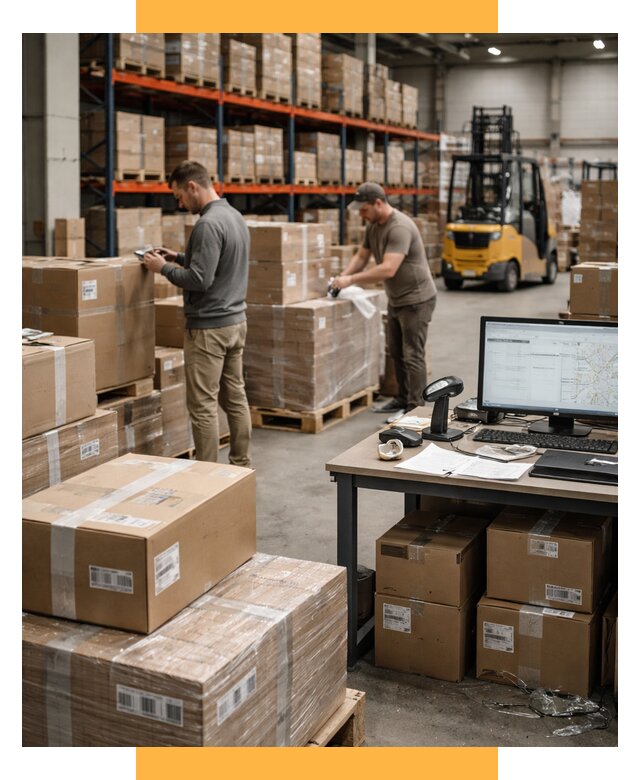 Склад консолидации в Европе от 6616 р., услуги СетСервис-Люд